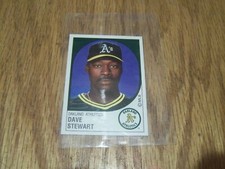 DAVE STEWART  1988 PANINI STICKER  ODD BALL BASEBALL CARD   STICKER