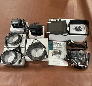 ZONE DEFENSE ZD.322.1 5” FLAT MONITOR SYSTEM SAFETY CAMERA CAM-L313C CAM.300.DUO - Picture 1 of 14