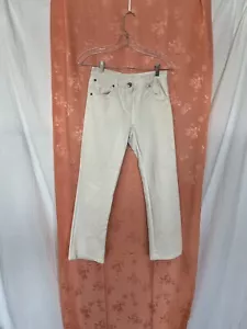 Brunello Cucinelli cream Slim denim jeans size 26 - Picture 1 of 6