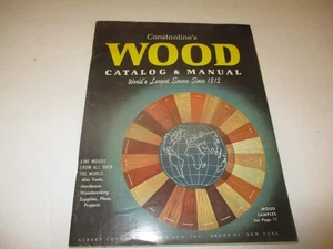 Constantine's Wood Catalog & Manual (1964) vintage woodworking supplies, plans - Bild 1 von 20