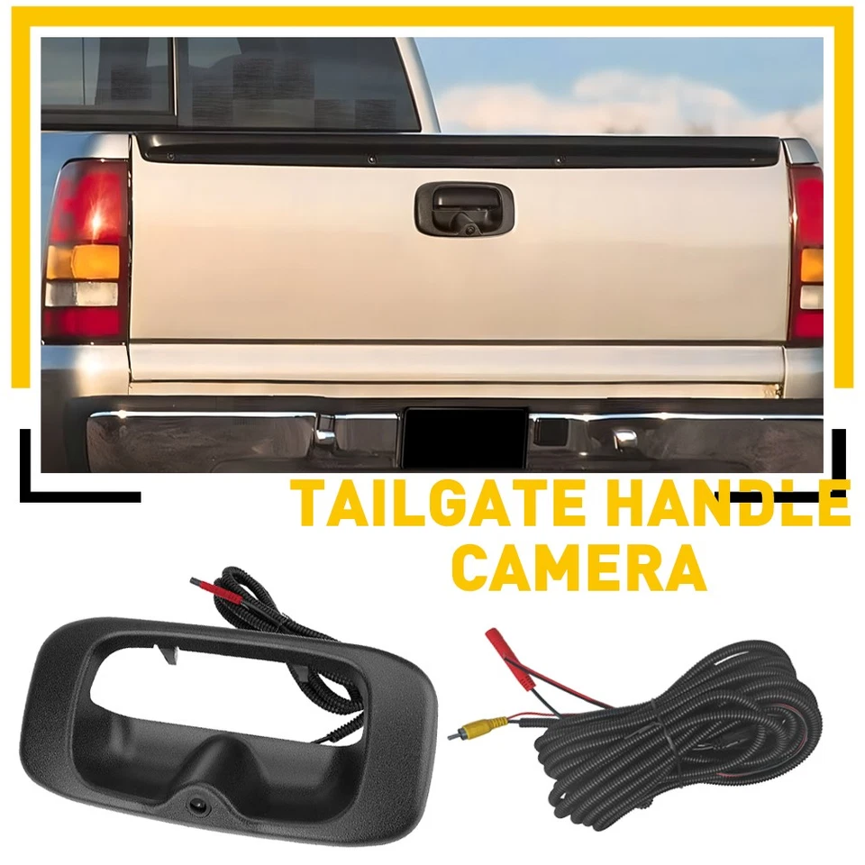 Tailgate Handle with Rear View Camera For 2001-2006 Chevrolet Silverado 3500 EOA - Image 1 of 4