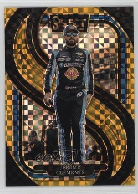 2025 Panini Select Trackside Gold Power Plaid Prizm /13 Jeremy Clements #244 - Image 1 of 2
