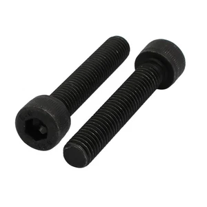 2pcs M8x45mm 12.9 Grado Hex Socket Cap Izquierda Rosca Tornillo Negro - Imagen 1 de 2
