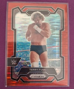 WWE Panini Prizm 2024 - Terry Funk - Red Pulsar Prizms - /399 - Bild 1 von 2