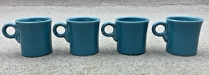 Vintage Homer Laughlin FIESTA WARE 'Tom and Jerry' Ring Handle Mugs - Set of 4 - Picture 1 of 13
