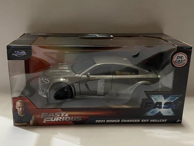 1:24 Fast & Furious Dodge Charger SRT Hellcat 2021 Jada Toys diecast modelcar - Image 1 of 3