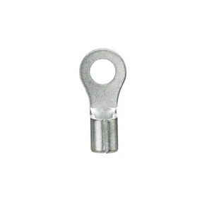 Panduit P10-8R-D Ring Terminal Non-Insulated Copper 10-14 AWG #8 Stud Silver - Picture 1 of 1