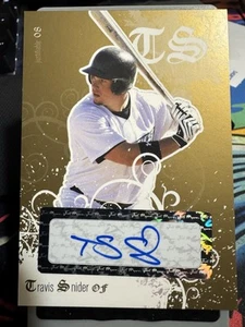 2008 Just Minors Justifiable Gold Edition Auto /50 Travis Snider #JF-47 Auto - Picture 1 of 2