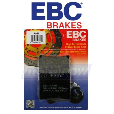 EBC Front Organic Brake Pads for 1986-1997 Yamaha XV1100 Virago - Brake jx Foto 1 de 4
