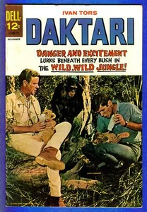 Ivan Tor's DAKTARI # 2 foto cubierta 1967 Dell - Imagen 1 de 2