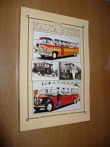 THE MALTA BUSES JOSEPH BONNICI MICHAEL CASSAR 1989 AUTOBUS MEZZI DI TRASPORTO - Picture 1 of 1