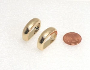 Neu 3/4 Zoll Gürtel oder Handtasche Riemen Halter (#34GB) für Frau goldfarbene Oberfläche - Bild 1 von 4