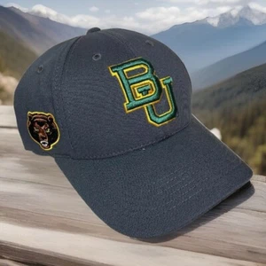 Baylor Bears Hat Texas Green Yellow Gray Adjustable Snapback Baseball Cap New - Picture 1 of 4