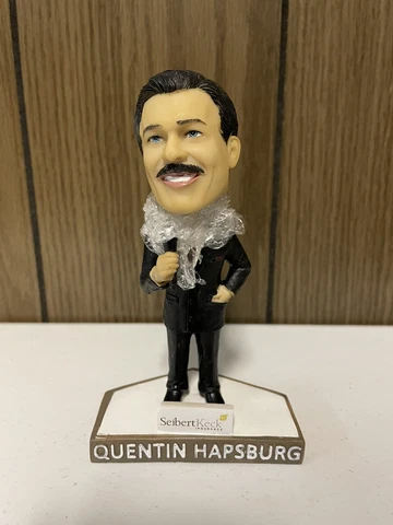 2018 Akron RubberDucks Quentin Hapsburg Bobblehead SGA NIB The Naked Gun Cover