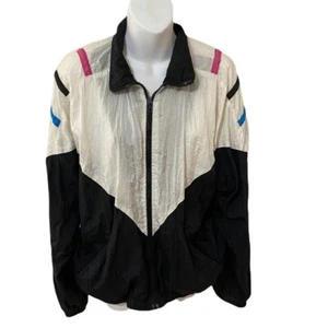 Vintage Windbreaker Track Suit Bimber Jacket Westside Connection Nylon Women M - Picture 1 of 3