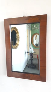 Biedermeier-Spiegel Nussbaum um 1830 53 x 36 cm - Bild 1 von 4