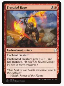 Frenzied Rage - Dominaria (DOM) (x4) PLAYSET MtG Magic the Gathering NM/LP - Picture 1 of 1