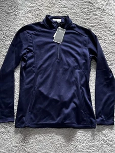 Callaway Weather Series Men's Medium Full Zip Blue Polyester Sun Jacket NWT - Picture 1 of 7