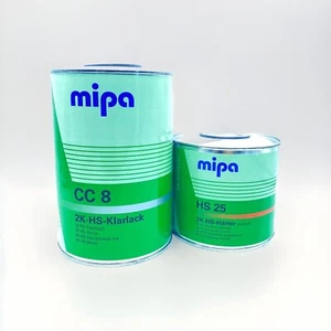 2K Klarlack Mipa CC8 1L+Härter HS25 normal 1,5L Acryl Set für Autolack - Bild 1 von 1
