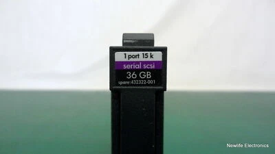 HP 432322-001 36GB 15,000 RPM 3 Gbps 2.5 in. SAS HDD 431930-001 DH036ABAA5 - Image 1 of 4