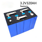 New Lifepo4 320Ah 8PCS 3.2V Grade A 48V 320AH Battery Pack DIY Cell Solar