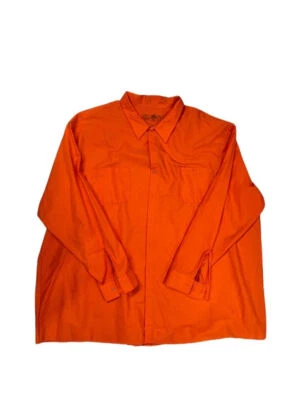 Camisas de Trabajo Naranja - Manga Corta + Larga - Gorra Roja Uniforme Usado Foto 1 de 2