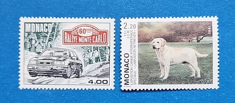 Monaco Stamps, Scott 1805-1806 Complete Sets MNH Cover
