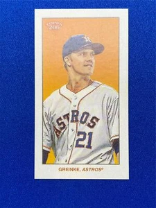 ZACK GREINKE 2020 Topps T206 SWEET CAPORAL BACK PARALLEL ASTROS - Picture 1 of 2