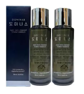 DOMINAS First Anti-Oxidant Toning Essence 70ml x 2pcs Brightening K-Beauty - Picture 1 of 2