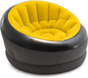 Intex Empire aufblasbarer Stuhl gelb 44" x 43" x 27" x 27",  - Bild 1 von 4