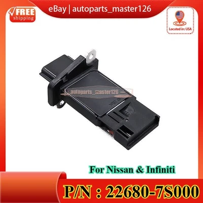 Medidor sensor de flujo de aire másico MAF 22680-7S000 1 PIEZA para Nissan Rogue Select 2014-2015 Foto 1 de 4