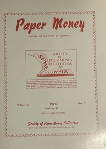 Paper Money Magazine 1973, Volume 12, Number One - Picture 1 of 2