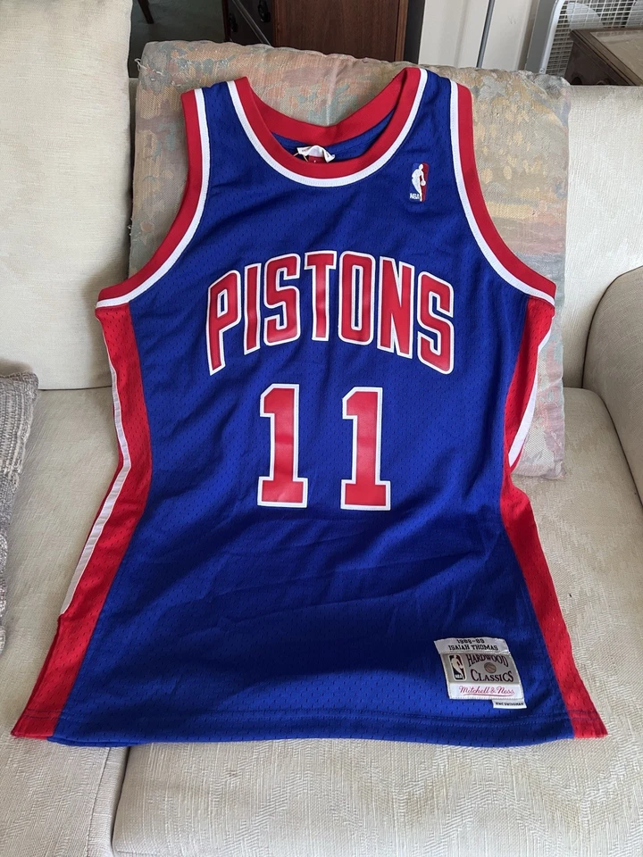 Pistones jersey isiah thomas stitch Foto 1 de 2