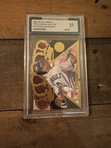 1997 Pacific Crown DIE-CUTS Alex Rodriguez #TC10 Mint 9.0 - Picture 1 of 2