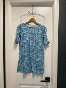Blue Flower Lilly Pulitzer Dress Size XL - Picture 1 of 3