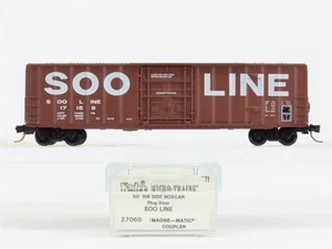 N Scale Micro-Trains MTL/Kadee 27060 SOO Line 50' Rib Side Boxcar #17159 - Picture 1 of 10