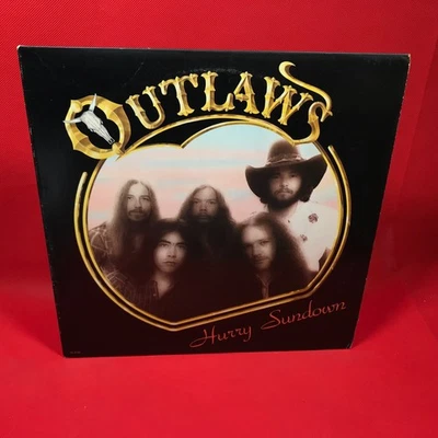 THE OUTLAWS Hurry Sundown 1977 USA vinyl LP + INNER Gunsmoke Cold and Lonesome - Image 1 of 4
