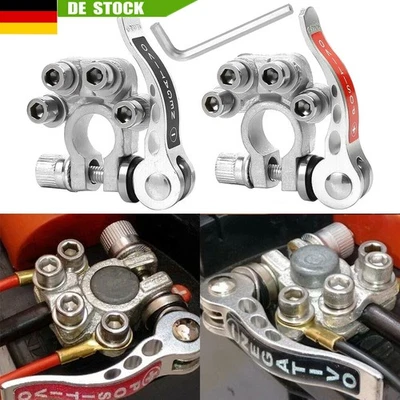 2 Stück Autobatterie Polklemmen Klemmen für KFZ Batteriepol Batterieklemmen DE