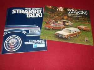 1980 FORD 20 p. STATION WAGONS CATALOG + COMPARISONS BROCHURE PINTO FAIRMONT LTD - Picture 1 of 5