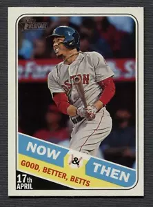 2018 Topps Heritage Now & Then #NT-7 Letti Mookie - Foto 1 di 2
