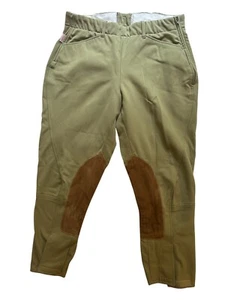 Tailored Sportsman Woman hellbraune Reithose Gr. 32 Wildleder Knieflicken - Bild 1 von 12