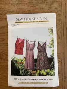 Sew House Seven Mississippi Avenue dress sewing pattern, uncut - Picture 1 of 1