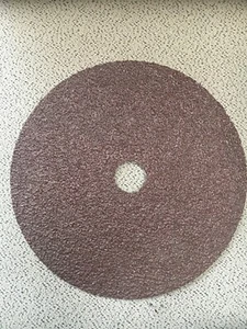 23 Pack 7" x 7/8" Fiber Resin Sanding Disk Aluminum Oxide 24 Grit 25 Discs  F885 - Picture 1 of 6