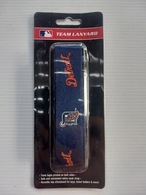 Detroit Tigers MLB - Neck Lanyard - Logo W/ Team Colors - NEW - Image 1 of 4