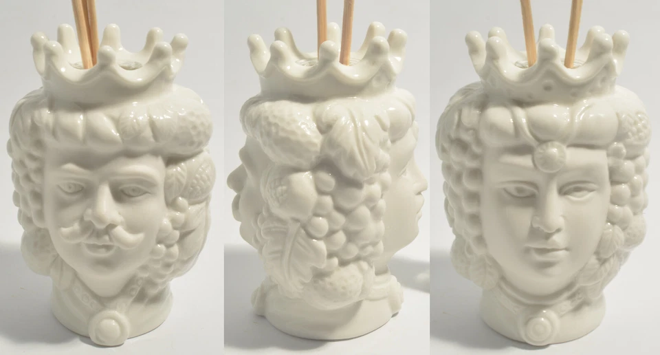 BOMBONIERE CLARALUNA 2020 MATRIMONIO TESTE DI MORO DIFFUSORE CON ESSENZA 20193 - Immagine 1 di 4