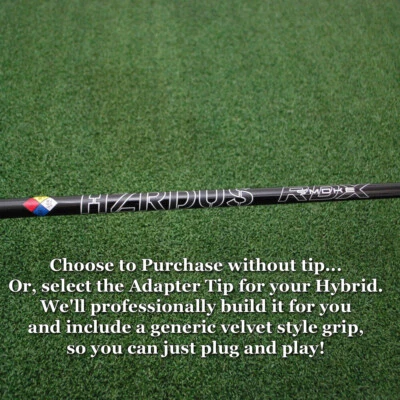 Project X HZRDUS Smoke Black RDX Hybrid Shaft 90g 6.0 Stiff No Tip or w/Tip&Grip