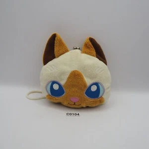 Monster Hunter Airou C0104 Coin Bag Case Pouch Kissing 5" Plush Toy Doll Japan - Picture 1 of 6