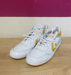 Converse Fastbreak Pro Mid Top White/Light Yellow Mens Size 10 A08687c New - Picture 1 of 11