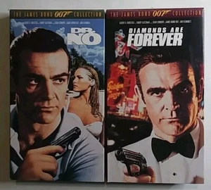 Vintage VHS Dr No & Diamonds Are Forever - Picture 1 of 4