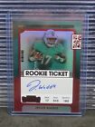 2021 Contenders Jaylen Waddle Rookie Ticket Reverse SSP Auto RC #106 Dolphins